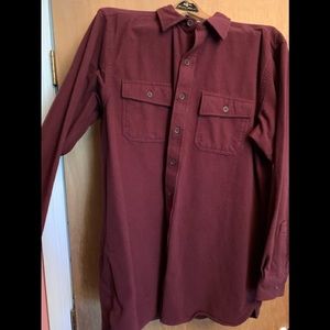 Men’s LL bean chamois shirt